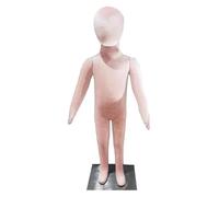 MYUYEE Students Mannequin 1-14 Years Kids Manikin Dress Form For Sewing Clothes, Pinnable Child Mannequin With Metal Base (Pink-4 Years Old)