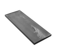 MYUYEE Tea Tray Urushi Tea Tray Whole Home Drainage Turquoise Spot Three-Dimensional Relief Modern Drainage Tea Table Tea Trays (50X30X3Cm)