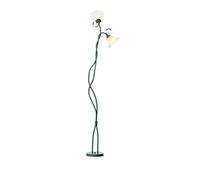 MYUYEE Vintage French Style Lily of the Valley Floor Lamp Rustic Living Room & Bedroom Lighting Elegant Vertical Design (B)