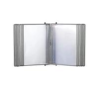 MYUYEE Wall-Mounted Flip File Holder - Desktop Document Holder, Wall Mount Reference Organizer, 20Page, Letter-Size, For Office, Workshop, Restaurant, A4 Document Reference And (D-20Page)