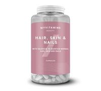 Myvitamins Hair, Skin & Nails Tablets - Zinc, Selenium, Biotin, Vitamin C, D₃, Lutein & MSM - Supports Hair, Skin & Nail Health & Collagen Formation - 60 Vegetarian Capsules