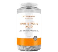 Myprotein Iron & Folic Acid Tablets | 100% RDI of Iron, Folic Acid & Vitamin C | Supports Energy, Immunity & Reduces Fatigue | Essential Daily Multivitamin for Men & Women | 90 Tablets