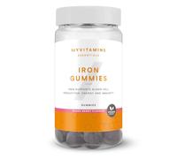 Myvitamins Iron Gummies - Vegan Iron Supplements with Folic Acid & B12 - Supports Energy, Cognitive Function & Immune Health - Mixed Berry Flavour - 60 Chewable Gummies (30-Day Supply)