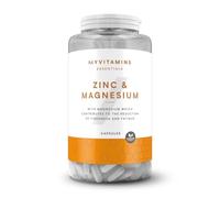 Myvitamins Zinc & Magnesium Capsules | High-Strength Blend with Vitamin B6 | Supports Immunity, Energy, Testosterone & Bone Health (270, Unflavoured)