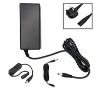 myVolts 24V power supply adaptor compatible with Brother ScanNCut CM260, CM700 Cutting machine - UK plug - with Extension and Inline Switch