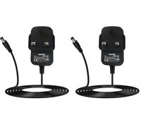 myVolts 5V power supply adaptor compatible with/replacement for Roberts Play 10 DAB Radio - UK plug (Pack of 2)
