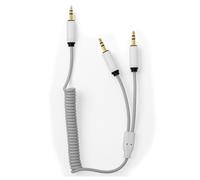 MyVolts Candycord Minijack - 2 x Stereo Minijack 30cm - Powder Grey