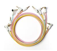 MyVolts Candycord Straight/Angle Minijack Cables 70cm 6 pack