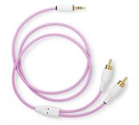 MyVolts Candycords 3.5mm Jack to RCA Cable 80cm Jellybean