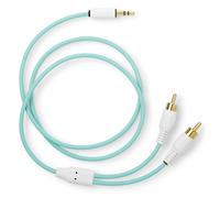 MyVolts Candycords 3.5mm Jack to RCA Cable - 80cm Mint