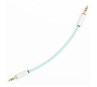 MyVolts Candycords 3.5mm Straight Stereo Jack Cable - 15cm Mint