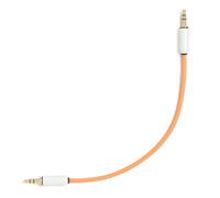 MyVolts Candycords 3.5mm Straight Stereo Jack Cable - 15cm Sunset