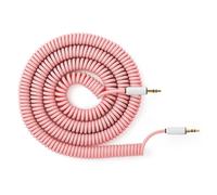 MyVolts Candycords 3.5mm Straight to Coiled Cable 100cm Marshmallow