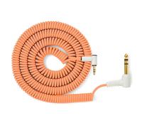 MyVolts Candycords 3.5mm to 6.35mm Angled Coil Cable 100cm Sunset