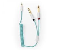 MyVolts Candycords 3.5mm to 6.35mm Mono Y-Cable - 40cm Mint