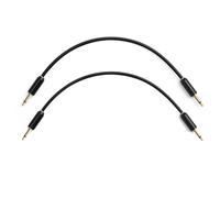 MyVolts Candycords Halo 3.5mm Cable 2-Pack - 15cm Liquorice