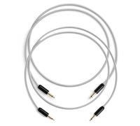 MyVolts Candycords Halo 3.5mm Cable 2-Pack - 50cm Powder Grey