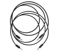 MyVolts Candycords Halo 3.5mm Cable 2-Pack - 80cm Liquorice