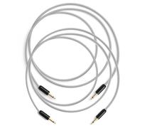MyVolts Candycords Halo 3.5mm Cable 2-Pack - 80cm Powder Grey