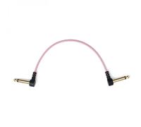 MyVolts Candycords Pedal 6.35mm Angled Cable - 10cm Marshmallow