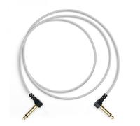 MyVolts Candycords Pedal Cable 6.35mm Angled Jack 150cm Powder Grey