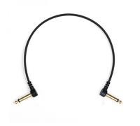 MyVolts Candycords Pedal Cable 6.35mm Angled Jack 18cm Liquorice