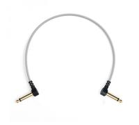 MyVolts Candycords Pedal Cable 6.35mm Angled Jack 18cm Powder Grey