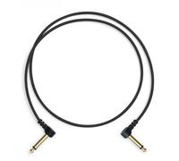 MyVolts Candycords Pedal Cable 6.35mm Angled Jack 35cm Liquorice