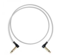 MyVolts Candycords Pedal Cable 6.35mm Angled Jack 35cm Powder Grey