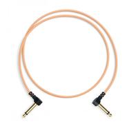 MyVolts Candycords Pedal Cable 6.35mm Angled Jack 35cm Sunset Peach