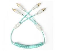 MyVolts Candycords RCA to RCA Coil Cable - 40cm Mint