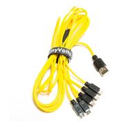 MyVolts DD714M 5-Way Power Splitter for Roland Boutiques (Cable Only)