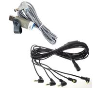 MyVolts Power Splitter Cable Black + Ripcord for Korg Volca