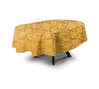 MyVorrei Tablecloth Oval Stain Resistant Jacquard Polyester 100% 180x270