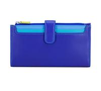 Mywalit Continental Wallet Genuine Leather 20 cm blue