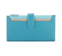 Mywalit Continental Wallet Genuine Leather 20 cm blue