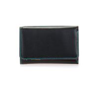 mywalit Leather Women's Wallet Medium Tri-fold Wallet - 363-4 Black Pace