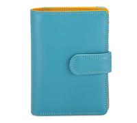 Mywalit Medium Snap Wallet wallet leather 13 cm blue
