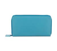 Mywalit Medium Tri-fold wallet I leather 14 cm blue