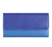 Mywalit Tri-fold Zip Wallet wallet leather 17 cm blue