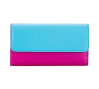 Mywalit Tri-fold Zip Wallet wallet leather 17 cm blue