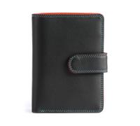 mywalit Leather Women's Wallet Medium Snap Wallet - 390-4 Black Pace
