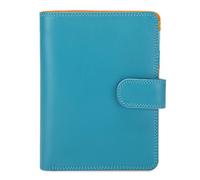 Mywalit Wallet leather 14 cm blue