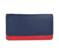 Mywalit Wallet leather 17 cm blue