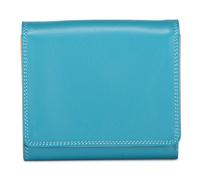 Mywalit Wallet RFID protection Genuine Leather 10.5 cm blue