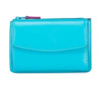 Mywalit Wallet RFID protection Genuine Leather 14 cm blue