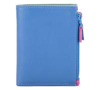 Mywalit Wallet RFID protection Genuine Leather 9 cm blue