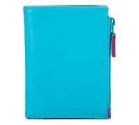 Mywalit Wallet RFID protection Genuine Leather 9 cm blue