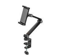 myWall HT33L Tablet and Smartphone Stand, Fully Mobile Desk Stand for Tablets and Smartphones Between 4.7 and 12.9 Inches, Built-in Ball Joint for Rotating, Tilting and Swivelling,