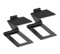 myWall Metal Speaker Stand - Black, Universal Fit, 10 kg Load Capacity, 15 cm Height, Part #4012386137535